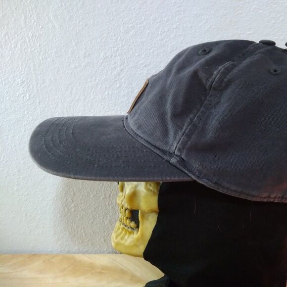NWT Carhartt Logo  Leather Patch Strap Back Hat - Picture 3 of 9